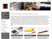 Tablet Screenshot of heinrichkoenig.de